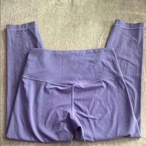 Lululemon Athletica Purple High-Waisted Leggings size 8 inseam approximately 21”